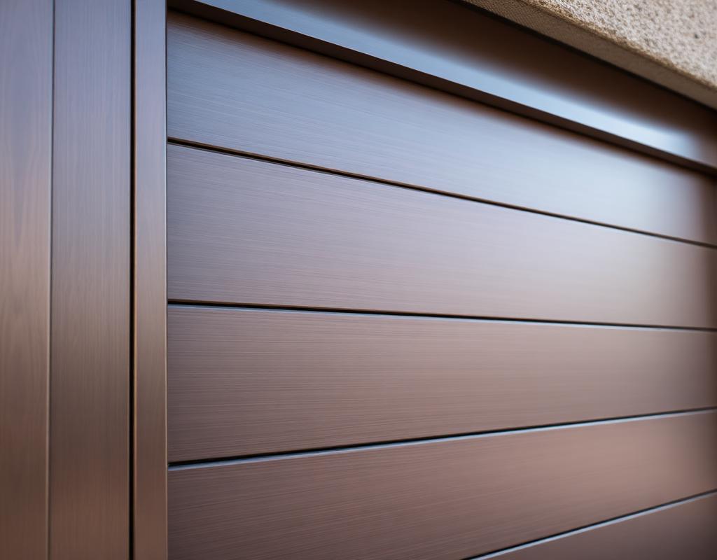 Modern garage door panels installed in San Antonio