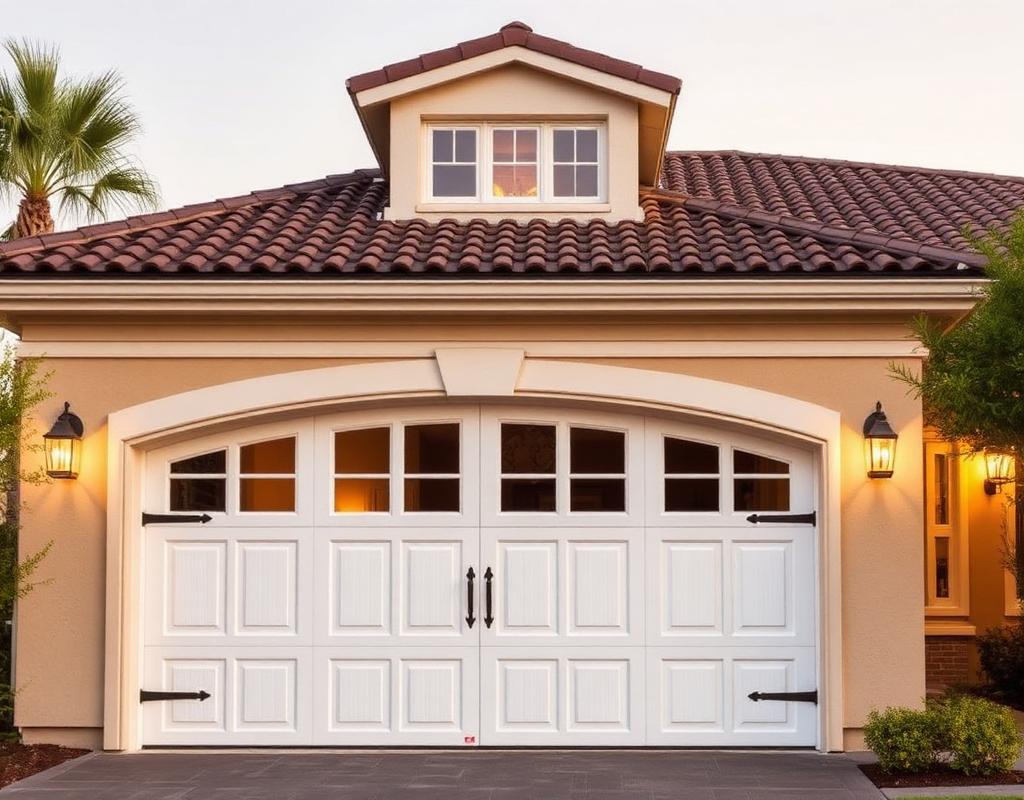 Carriage house garage door installation